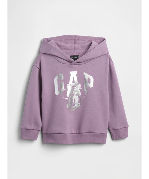 GAP(ギャップ)の「Babygap | ディズニー リラックス Gapロゴ パーカー(パーカー・キッズ・パープル系その他/ピンク/ピンク系その他/パープル/ピンク系その他2/ベージュ・105cm/95cm/80cm/100cm/110cm/70cm/90cm)」の2枚目の写真