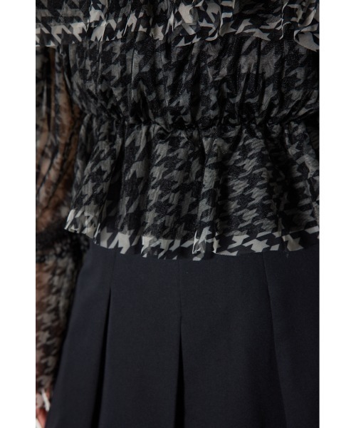 rienda（リエンダ）の「2WAYギャザーオフショルチュールブラウス 秋冬 春服（シャツ/ブラウス・レディース・ホワイト/ライトグレー/ブラック・FREE）」の17枚目の写真
