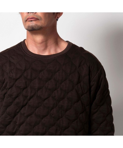 BAYBLO（ベイブロ）の「(SA) キルティング 薄中綿 ワイド トレーナー