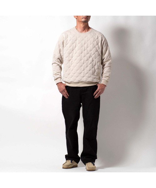 BAYBLO（ベイブロ）の「(SA) キルティング 薄中綿 ワイド トレーナー