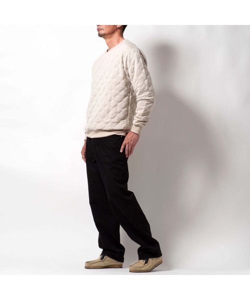 BAYBLO（ベイブロ）の「(SA) キルティング 薄中綿 ワイド トレーナー