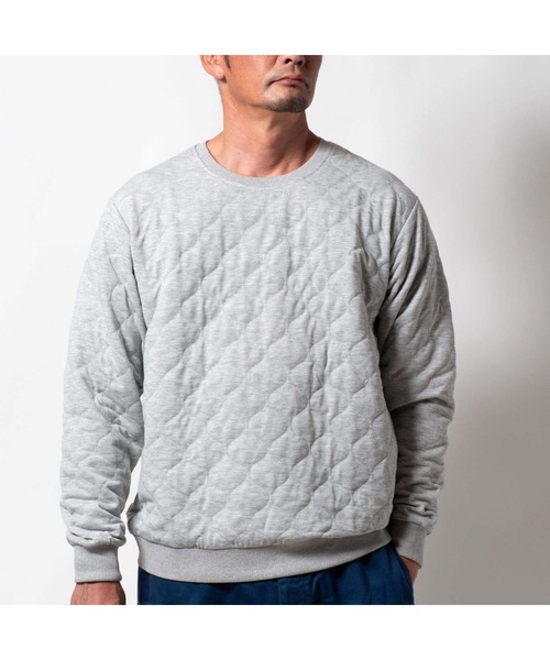 BAYBLO（ベイブロ）の「(SA) キルティング 薄中綿 ワイド トレーナー