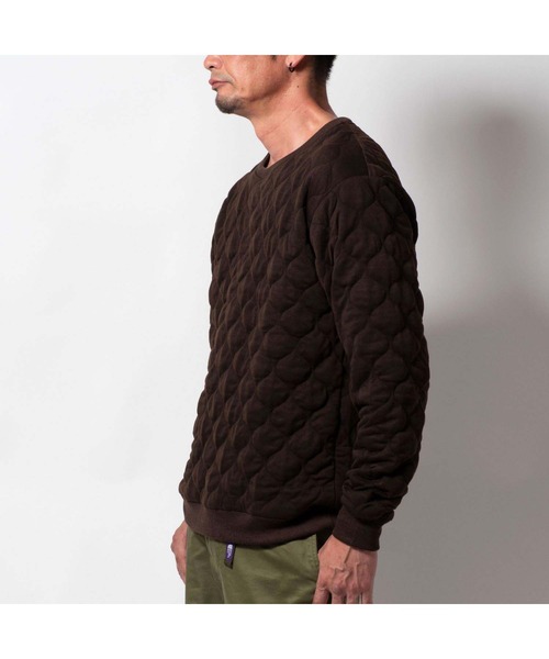 BAYBLO（ベイブロ）の「(SA) キルティング 薄中綿 ワイド トレーナー