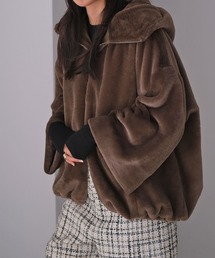 AKTE | フェイクファーフーディーブルゾン(ブルゾン)