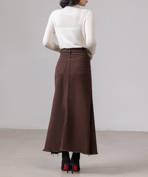 DAY CLOSET(デイ クローゼット)の「レディース 長袖エフォートレスハイネックリブニットトップス(ニット/セーター・レディース・ブラック/アイボリー/チャコールグレー/グレー/ライトグレー/ベージュ系その他/ブラウン/レッド/グリーン・FREE)」の14枚目の写真