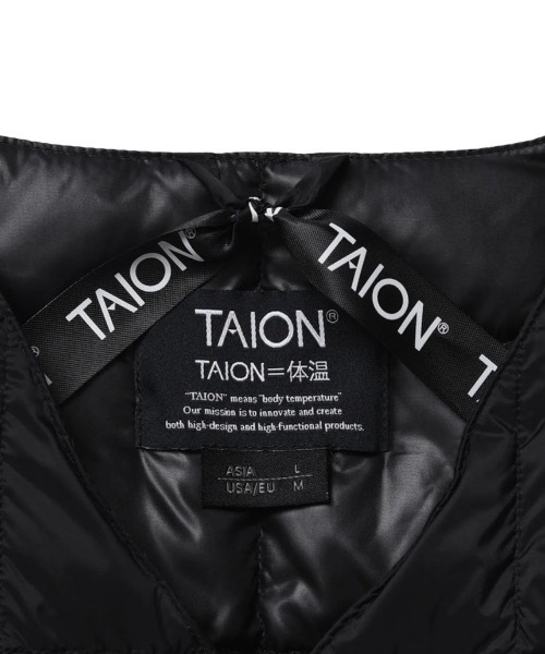 STYLISE(スタイライズ)の「【TAION / タイオン】ベーシックVネックボタン インナーダウンベスト(メンズ)(ダウンベスト・メンズ・サンドベージュ/ネイビー/ブラック/ダークオリーブ・M/L/XL)」の20枚目の写真