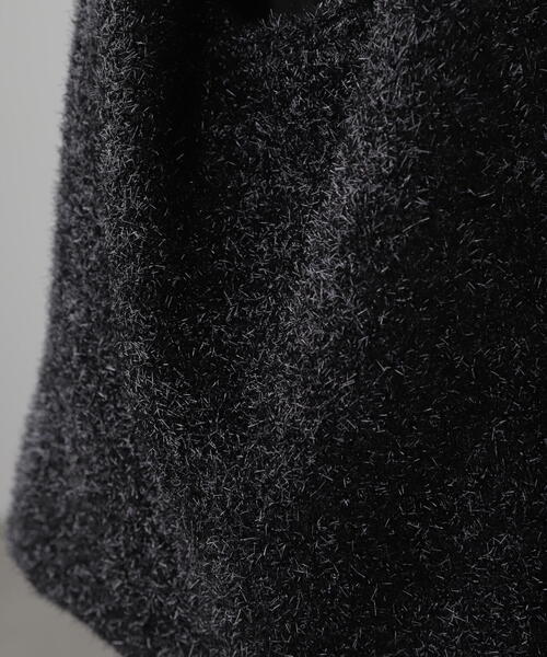 FREE'S MART（フリーズマート）の「◆フリルショルダーバッグ（ショルダーバッグ・レディース・ブラック/シルバー・ﾌﾘ-）」の11枚目の写真