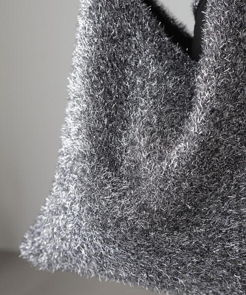 FREE'S MART（フリーズマート）の「◆フリルショルダーバッグ（ショルダーバッグ・レディース・ブラック/シルバー・ﾌﾘ-）」の14枚目の写真