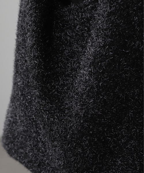 FREE'S MART（フリーズマート）の「◆フリルショルダーバッグ（ショルダーバッグ・レディース・ブラック/シルバー・ﾌﾘ-）」の3枚目の写真