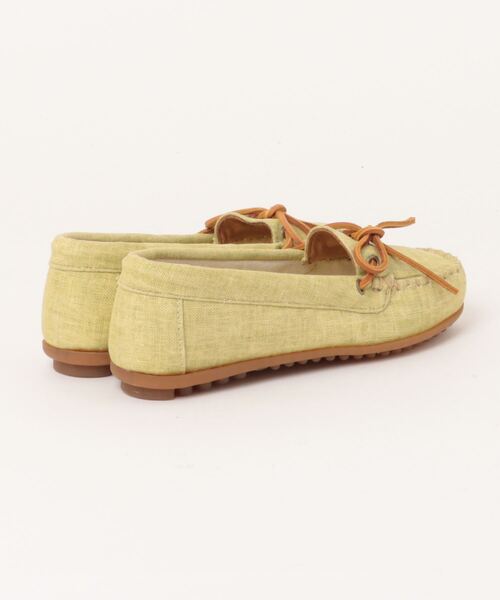 Minnetonka(ミネトンカ)の「【MINNETONKA】CANVAS MOC モカシン キャンバス モック(モカシン/デッキシューズ・レディース・イエロー系その他/ピンク系その他・US5)」の3枚目の写真