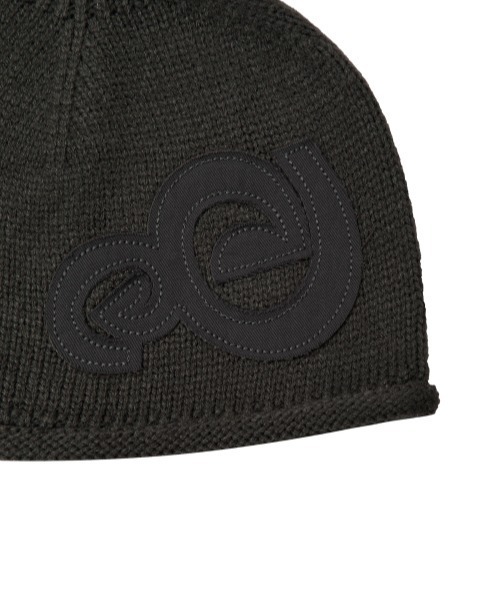 aeae（エーイーエーイー）の「APPLIQUE SPIRAL LOGO BEANIE（ニットキャップ/ビーニー・レディース・チャコール/カーキ/ブラック・FREE）」の12枚目の写真