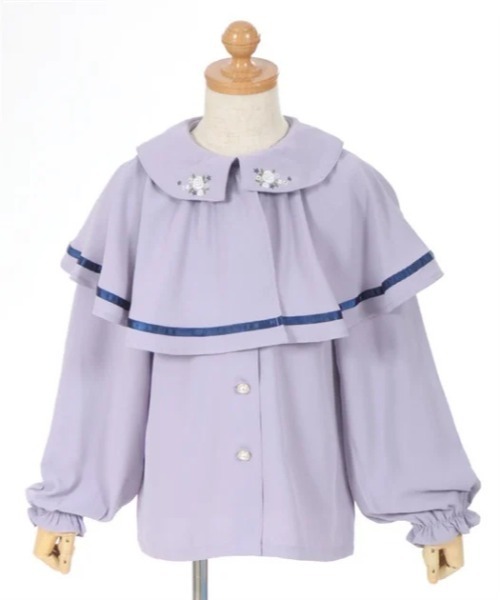 新品！アクシーズファム ローズフリルケープコート ピンク axes femme kawaii ローズフリルケープコート ピンク レディース