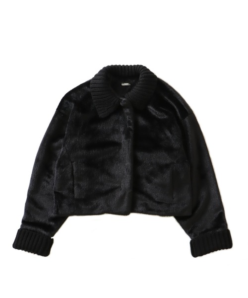 velvet fur blouson(ベルベットファーブルゾン)（ブルゾン