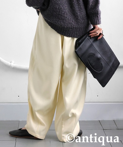 antiqua(アンティカ)の「サーカスパンツ(その他パンツ・レディース・ブラウン/ホワイト/ブラック・L/M)」の17枚目の写真