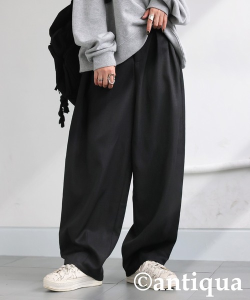 antiqua(アンティカ)の「サーカスパンツ(その他パンツ・レディース・ブラウン/ホワイト/ブラック・L/M)」の19枚目の写真
