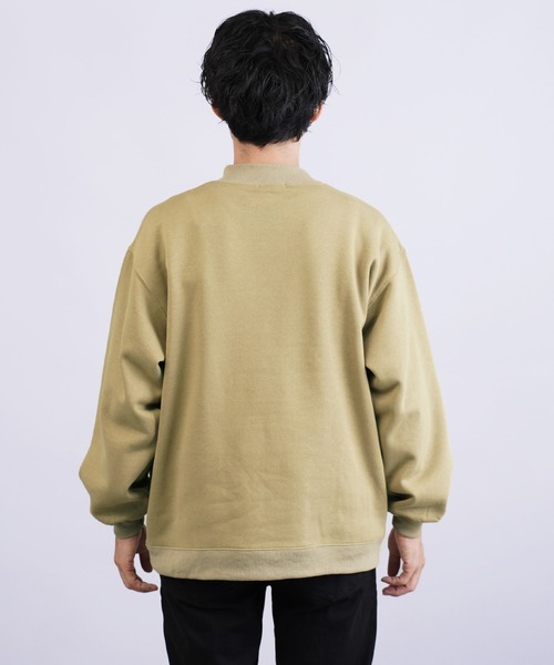 jiggys shop(ジギーズショップ)の「裏起毛モックネックスウェットトレーナー(スウェット・メンズ・ベージュ/ブラック・X-LARGE/LARGE/MEDIUM)」の10枚目の写真