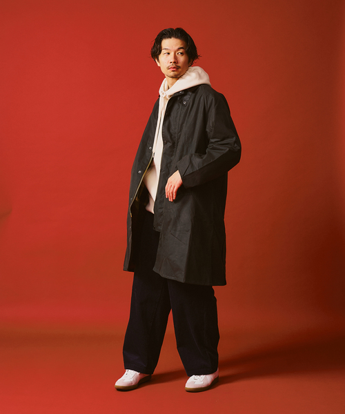 Barbour（バブアー）の「Barbour / バブアー modified exmoor wax coat（その他アウター・メンズ・ブラック/カーキ・38/40）」の6枚目の写真