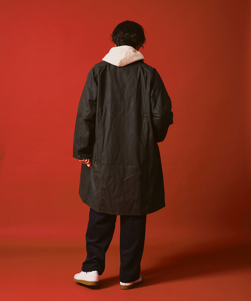 Barbour（バブアー）の「Barbour / バブアー modified exmoor wax coat（その他アウター・メンズ・ブラック/カーキ・38/40）」の7枚目の写真
