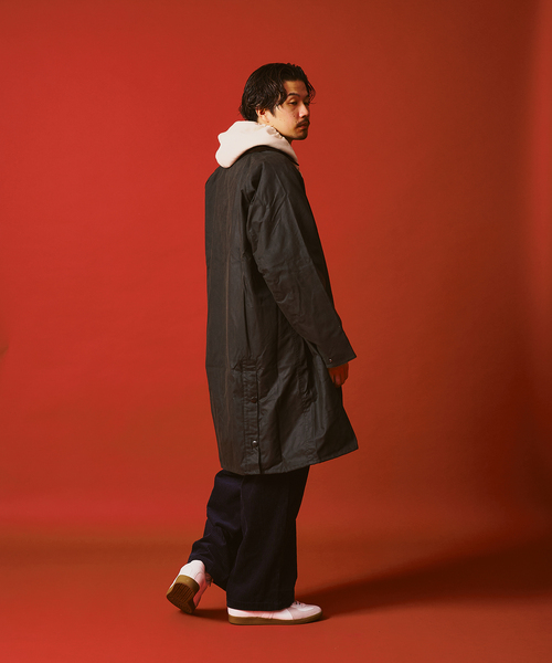 Barbour（バブアー）の「Barbour / バブアー modified exmoor wax coat（その他アウター・メンズ・ブラック/カーキ・38/40）」の8枚目の写真