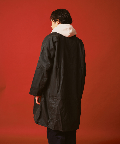 Barbour（バブアー）の「Barbour / バブアー modified exmoor wax coat（その他アウター・メンズ・ブラック/カーキ・38/40）」の3枚目の写真