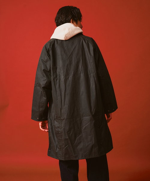 Barbour（バブアー）の「Barbour / バブアー modified exmoor wax coat（その他アウター・メンズ・ブラック/カーキ・38/40）」の4枚目の写真
