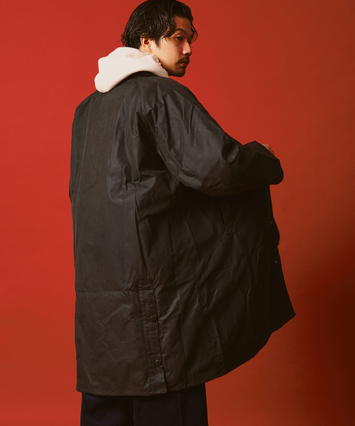 Barbour（バブアー）の「Barbour / バブアー modified exmoor wax coat（その他アウター・メンズ・ブラック/カーキ・38/40）」の11枚目の写真