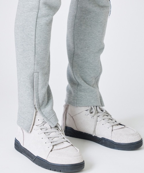 DIET BUTCHER（ダイエットブッチャー）の「DIET BUTCHER/ダイエットブッチャー Jogger pants ジョガーパンツ（スウェットパンツ・メンズ・ヘザーグレー/チャコール・1/2/3）」の4枚目の写真
