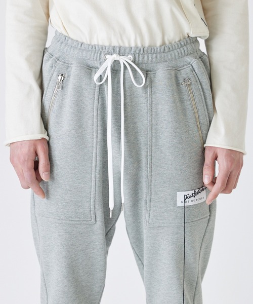 DIET BUTCHER（ダイエットブッチャー）の「DIET BUTCHER/ダイエットブッチャー Jogger pants ジョガーパンツ（スウェットパンツ・メンズ・ヘザーグレー/チャコール・1/2/3）」の3枚目の写真
