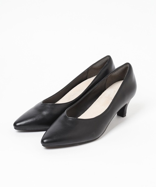 LEPSIM（レプシィム）の「【入卒式／セレモニー】ヒールパンプス　213293（パンプス・レディース・オフホワイト/ブラック・MEDIUM/LARGE）」の3枚目の写真
