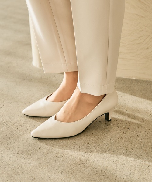 LEPSIM（レプシィム）の「【入卒式／セレモニー】ヒールパンプス　213293（パンプス・レディース・オフホワイト/ブラック・MEDIUM/LARGE）」の17枚目の写真