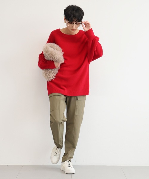 BARNYARDSTORM(バンヤードストーム)の「BARNYARDSTORM / GLOW1月号掲載◆裏起毛ストレッチカーゴパンツ ハンドウォッシャブル(カーゴパンツ・レディース・ブラック/カーキ/ホワイト・S/M)」の10枚目の写真