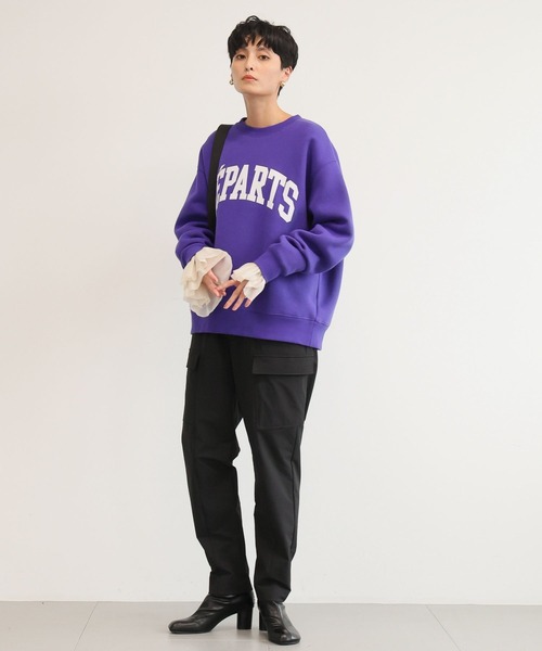 BARNYARDSTORM(バンヤードストーム)の「BARNYARDSTORM / GLOW1月号掲載◆裏起毛ストレッチカーゴパンツ ハンドウォッシャブル(カーゴパンツ・レディース・ブラック/カーキ/ホワイト・S/M)」の12枚目の写真