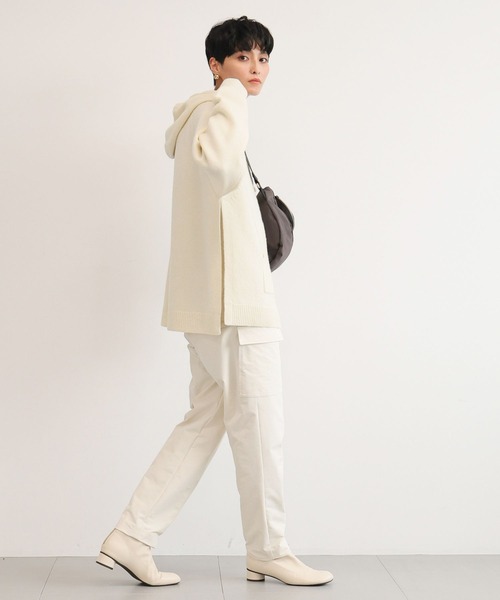 BARNYARDSTORM(バンヤードストーム)の「BARNYARDSTORM / GLOW1月号掲載◆裏起毛ストレッチカーゴパンツ ハンドウォッシャブル(カーゴパンツ・レディース・ブラック/カーキ/ホワイト・S/M)」の17枚目の写真