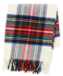 Ray BEAMS | TWEED MILL / チェック ブランケットストール(ストール/ショール)