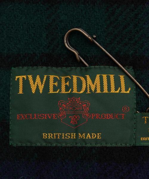 Ray BEAMS（レイビームス）の「TWEED MILL / チェック ブランケットストール（ストール/ショール・レディース・オフホワイト/ネイビー/その他1・ONE SIZE）」の15枚目の写真