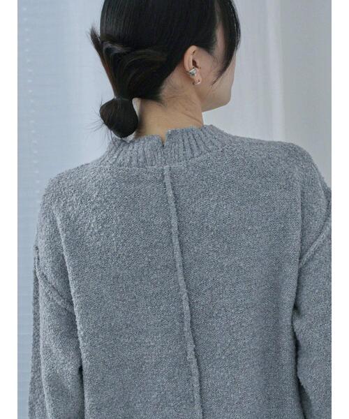 Samansa Mos2 blue(サマンサモスモスブルー)の「ラメ入りブークレヤーンプルオーバー(ニット/セーター・レディース・ピンク/ミント/グレー/ブルー/ベージュ・F)」の21枚目の写真