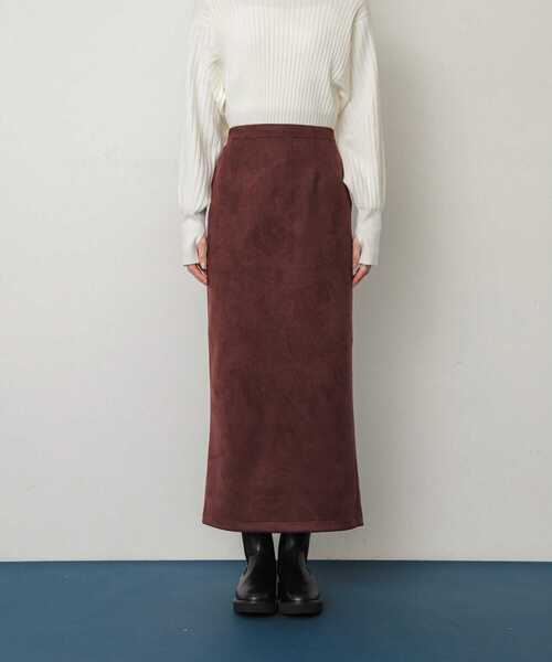 SENSE OF PLACE by URBAN RESEARCH（センスオブプレイスバイアーバンリサーチ）の「ポンチタイトスカート（スカート・レディース・チャコールグレー/ブラウン/ライトベージュ・MEDIUM/SMALL）」の18枚目の写真