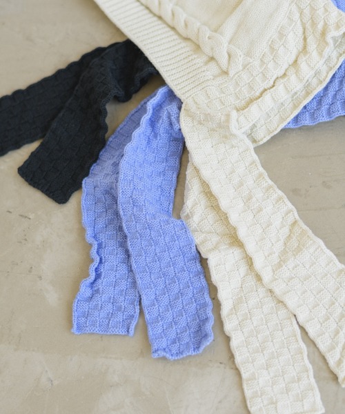 idem（イデム）の「ニットヘルメットHAT（ニットキャップ/ビーニー・レディース・ブルー・FREE）」の3枚目の写真