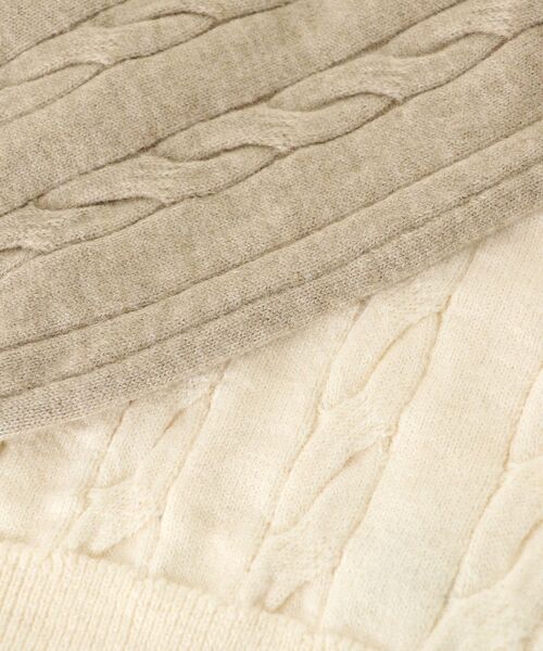 MAJESTIC LEGON（マジェスティックレゴン）の「ダブルジップバイカラーニット（ニット/セーター・レディース・ブラック系その他/グレー系その他/ベージュ系その他2/ピンク系その他2・MEDIUM）」の14枚目の写真