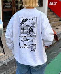 CIAOPANIC TYPY | 【ユニセックス】アニマル柄ワンポイント刺繍バックプリントスウェット(スウェット)