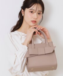 ◆リボンデザインスクエアバッグ