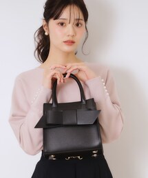 リボンデザインスクエアバッグ
