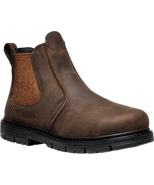 KEEN（キーン）の「SAN JOSE 90 DEGREE CHELSEA / サンノゼ 90 ディグリー チェルシー / レディース 安全靴（ブーツ・レディース・ブラウン・24cm/25cm/24.5cm/23.5cm/23cm）」の3枚目の写真