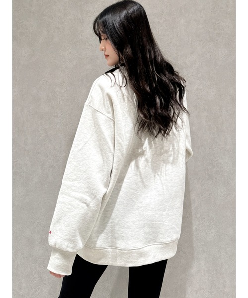 GYDA(ジェイダ)の「【ZOZO限定!!】クルーネックsleeve embroideryプルオーバー(スウェット・レディース・アイボリー/グレー/チャコールグレー・FREE)」の19枚目の写真
