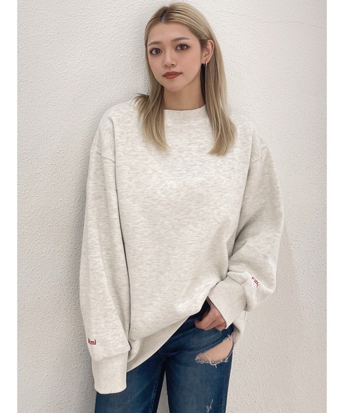 GYDA（ジェイダ）の「【ZOZO限定！！】クルーネックsleeve embroidery