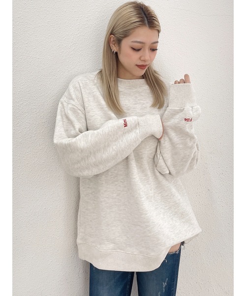 ＊新品未使用＊ワイヤーハートスウェット グレー GYDA（ジェイダ）の「【ZOZO限定！！】クルーネックsleeve