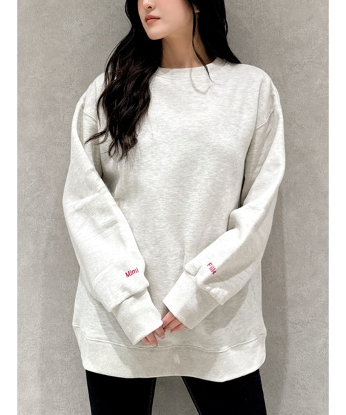 GYDA（ジェイダ）の「【ZOZO限定！！】クルーネックsleeve embroidery