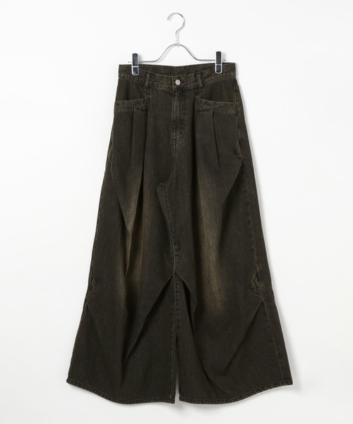 PAGEBOY(ページボーイ)の「ランダムタックデニムパンツ(デニムパンツ・レディース・ブラック/ブルー/グレー・SMALL/MEDIUM)」の14枚目の写真