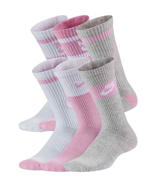 ナイキ エブリデイ キッズ クッションド クルー ソックス (6足) / Nike