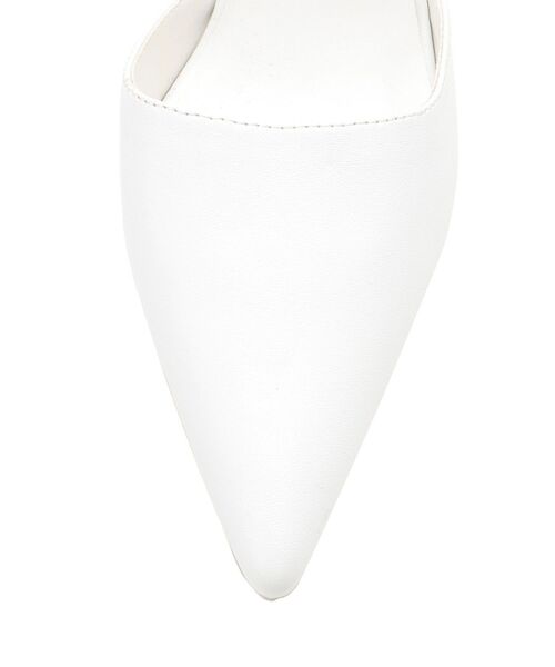 GYDA（ジェイダ）の「ポインテッドミュール（パンプス・レディース・オフホワイト/ブラック・MEDIUM/SMALL/LARGE）」の14枚目の写真